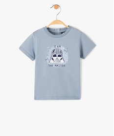 GEMO Tee-shirt bébé garçon à manches courtes imprimé héros denfance Multicolore