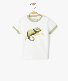 GEMO Tee-shirt bébé garçon à motif caméléon jaune chine