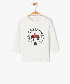 GEMO Tee-Shirt bébé garçon en maille - LuluCastagnette jaune chine