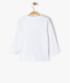tee-shirt bebe a manches longues avec motifs de noel blancI380201_4