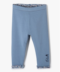 GEMO Legging réversible bébé fille - LuluCastagnette Bleu