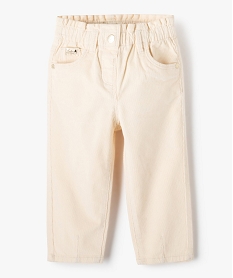 GEMO Pantalon bébé fille en velours côtelé - LuluCastagnette Beige