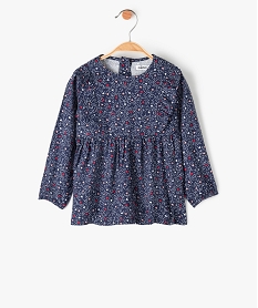 blouse bebe fille imprimee avec volants sur le haut du buste multicoloreI384701_1