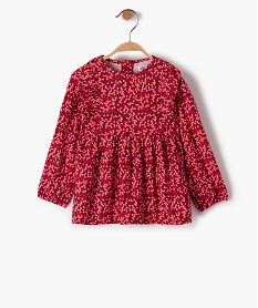 blouse bebe fille imprimee avec volants sur le haut du buste multicoloreI384801_1