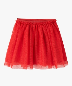 GEMO Jupe en tulle pailleté bébé fille Rouge