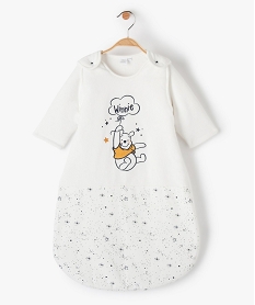 GEMO Gigoteuse bébé Winnie l’ourson avec manches amovibles – Disney Baby Blanc