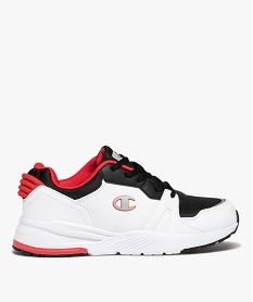 GEMO Baskets garçon running renforcées – Champion RampUp Blanc