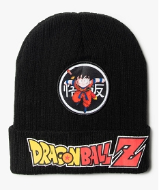 GEMO Bonnet garçon en maille côtelée - Dragon Ball Z Noir