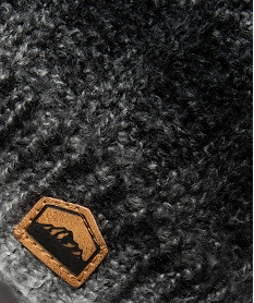 bonnet garcon multicolore avec doublure peluche gris foulards echarpes et gantsI422501_2