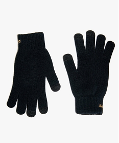 gants homme adaptes aux ecrans tactiles noirI424801_1