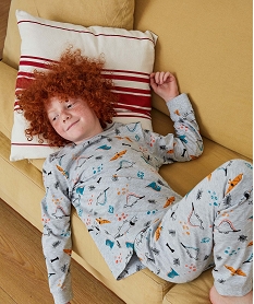 pyjama garcon chine a motif dinosaures imprimeI437501_3