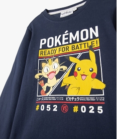 pyjama garcon en jersey imprime - pokemon bleuI438001_2