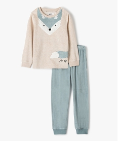 GEMO Pyjama garçon bicolore avec motif renard beige standard