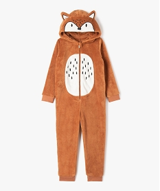 GEMO Combinaison pyjama garçon animée motif renard marron standard