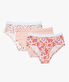 GEMO Shorties fille à motifs all over (lot de 3) Imprimé