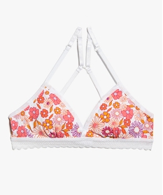 GEMO Soutien-gorge triangle spécial dos nageur fille Rouge