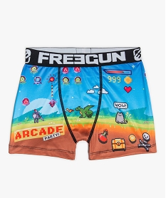 GEMO Boxer garçon imprimé jeu vidéo rétro - Freegun Multicolore