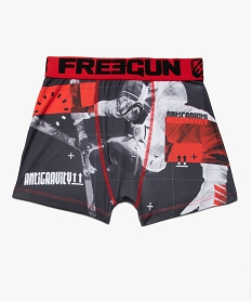 GEMO Boxer garçon imprimé ski en négatif - Freegun Multicolore