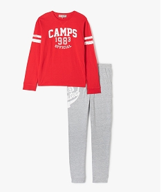 GEMO Pyjama garçon esprit sportswear - Camps United Rouge