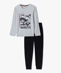 pyjama garcon jersey imprime - naruto gris pyjamasI446701_1