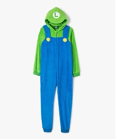 GEMO Combinaison pyjama garçon à capuche - Super Mario bleu standard