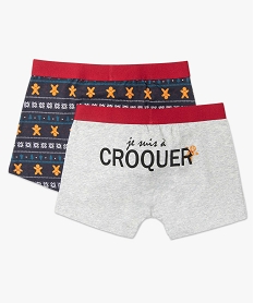 boxers homme imprimes dans coffret cadeau (lot de 2) imprimeI448001_1