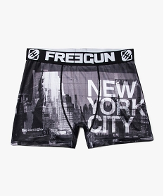 GEMO Boxer homme à motif New-York - Freegun Multicolore