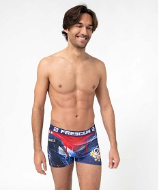 GEMO Boxer homme à motifs équipe de France de foot - Freegun Multicolore