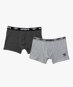 GEMO Boxer homme unis (lot de 2) - Umbro Noir