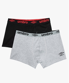 GEMO Boxer homme unis (lot de 2) - Umbro Noir