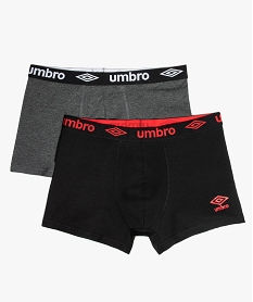 GEMO Boxer homme unis (lot de 2) - Umbro Noir