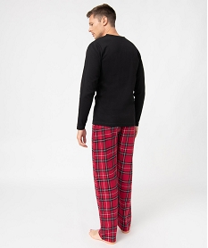 pyjama  homme a carreaux dans sa pochette noirI450401_3