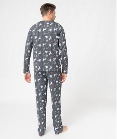 pyjama homme imprime special noel grisI450501_4