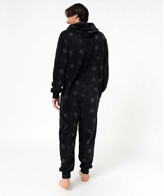 combinaison pyjama homme en velours imprime – x-box noirI450701_3