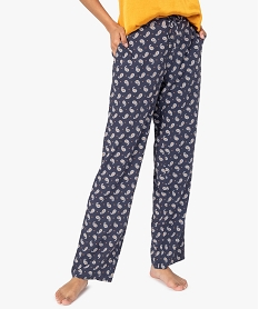 GEMO Pantalon de pyjama femme imprimé Imprimé