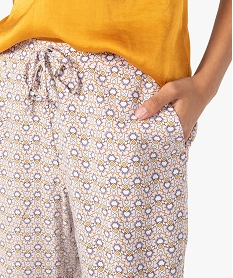 pantalon de pyjama femme imprime multicoloreI455601_2
