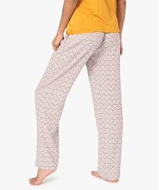 pantalon de pyjama femme imprime multicoloreI455601_3