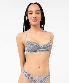 soutien-gorge forme corbeille en dentelle femme gris soutien gorge avec armaturesI463701_1