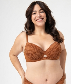 GEMO Soutien-gorge emboitant spécial grande taille Brun