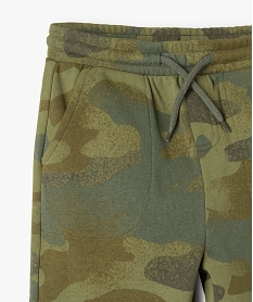 pantalon de jogging garcon en molleton chaud imprime pantalonsI467801_3