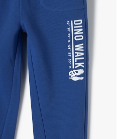 pantalon de jogging garcon en molleton chaud bleu pantalonsI467901_2