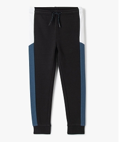 GEMO Pantalon de sport garçon en molleton chaud Noir