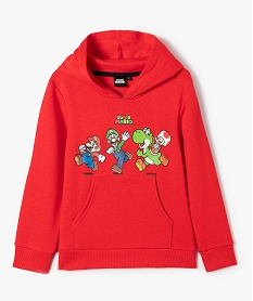 sweat garcon a capuche avec motif - super mario rougeI470801_1