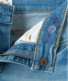 bermuda en jean stretch coupe regular garcon grisI473001_2
