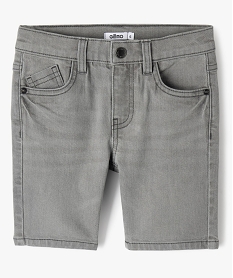 bermuda en jean stretch coupe regular garcon grisI473201_1