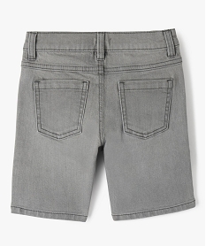 bermuda en jean stretch coupe regular garcon grisI473201_3