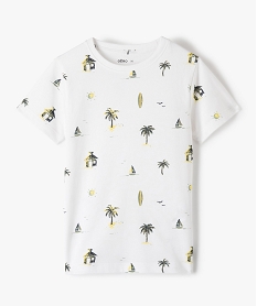 GEMO Tee-shirt garçon imprimé à manches courtes Multicolore