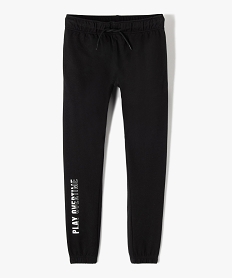 GEMO Pantalon de jogging garçon imprimé Noir