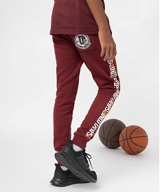 pantalon de jogging ado garcon - camps united rougeI490801_1