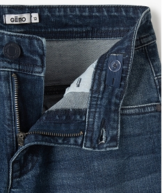 bermuda en jean coupe regular a revers garcon grisI495001_3